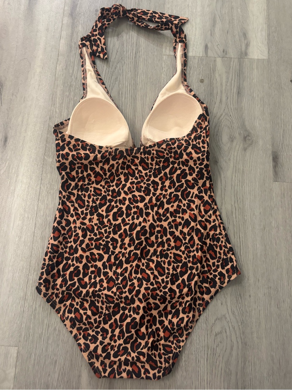 Leopard-Print One-Piece Swimsuit - Picture 2 of 3